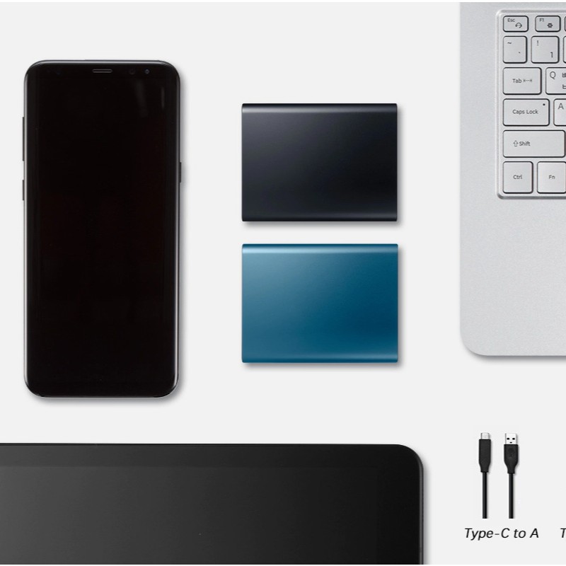 Mini disco de estado sólido móvil SSD 4TB 2TB 1T expansión del comercio exterior transfronterizo Disco Duro suministro directo transfronterizo T5S