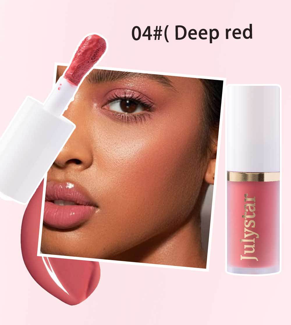 Julystar Facial Brightening High-Gloss Contouring Liquid, Lip Pearl Single Portable Moisturizing Blush Blush Wholesale undefined