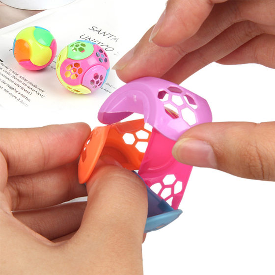 Creative puzzle children's assembly assembly stall night market small toy grid ball hands-on nostalgic classic ball