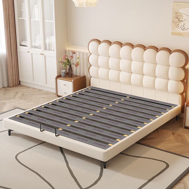 Baidi French Cream Style Biscuit Bed Creative Children's Bed Internet Celebrity Leather Bed Light Luxury Soft Upholstered Teen Puff Bed