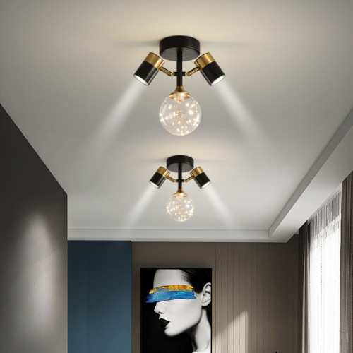 Aisle lamp, foyer, corridor, ceiling lamp, balcony, entrance, stairwell, cloakroom, simple modern Nordic lamps