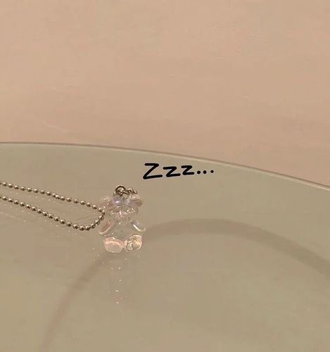 Summer Bear Necklace Unique Design  New Women's Japanese and Korean Sweet Cool Clavicle Chain Accessory Ins Necklace