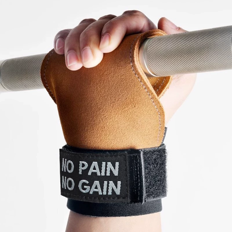 Жесткая подтягивка с фитнес-перчатками Мужская хватка с наручными наручниками женская подтяжка кожи с подтяжками