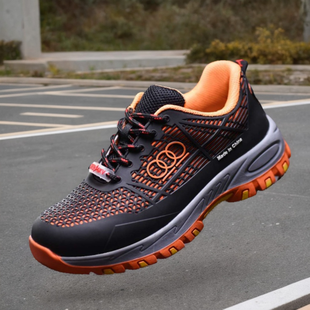 跨境商品劳保鞋透气12KV绝缘防静电防砸防穿刺耐磨防滑安全工作鞋