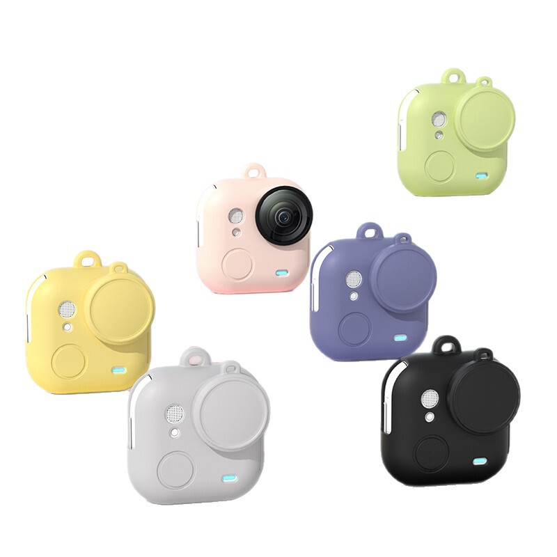 适Insta360 GO Ultra拇指相机硅胶套机身相机保护镜头盖挂绳配件|undefined