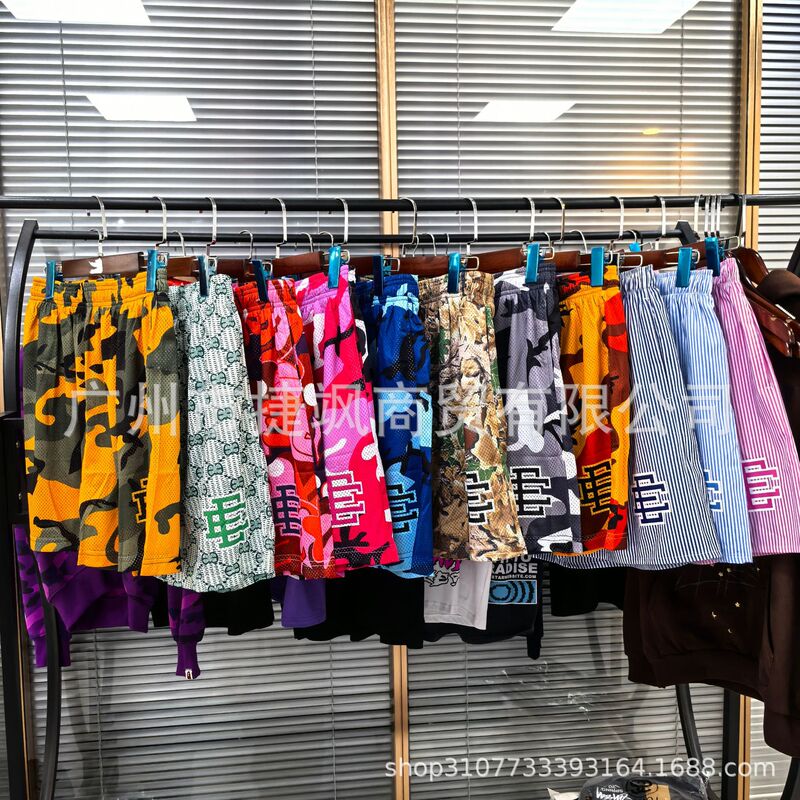 High-End Eric Emanuel Trendy Brand High Street Casual Loose Pants Outdoor Fitness Basketball Sports Ee Shorts