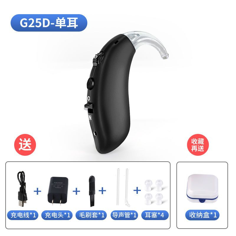 audífonos de reducción de ruido en el oído recargable amplificador de sonido de mediana edad fabricantes de colectores de voz al por mayor