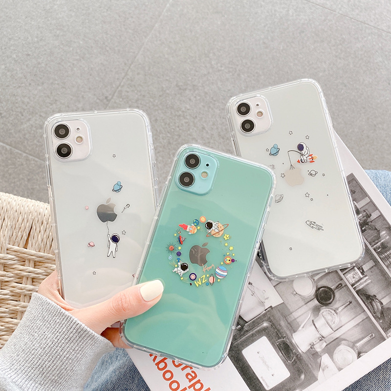 Nueva carcasa de teléfono móvil iPhone12 Apple 15PROMAX silicona para 14pro todo incluido 11 transparente 13 resistente a caídas