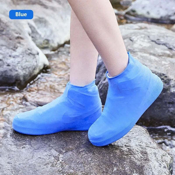 乳胶防水鞋套硅胶鞋套防泥沙防雨鞋套旅行下雨天户外防水乳胶鞋套|undefined