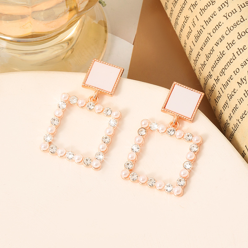 Wholesale Jewelry Elegant Sweet Leaves Flower Bow Knot Alloy Plating Drop Earrings display picture 2