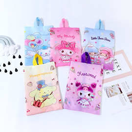 新款可爱卡通美乐库洛双面印花鞋子毛巾衣物旅行收纳袋鞋袋