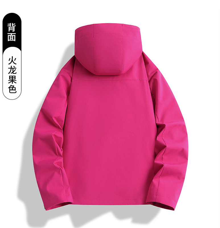 新款冲锋衣摇粒绒内胆保暖可定制LOGO冬季现货服装男女连帽登山服|undefined