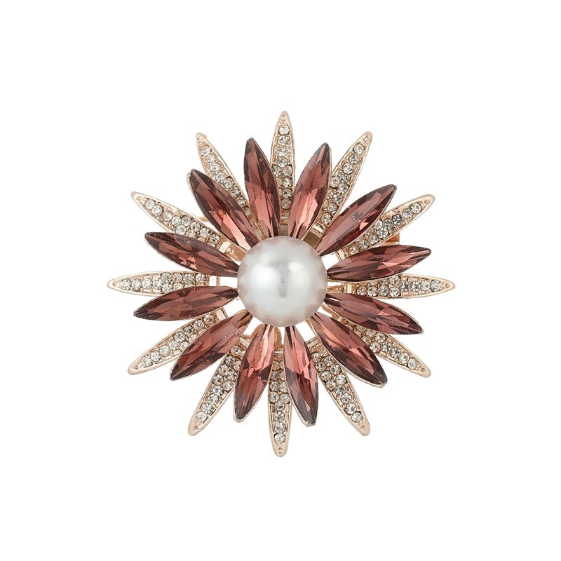 Elegante Barock Filigran Haarbrosche Mit Kristallen_voghion.com