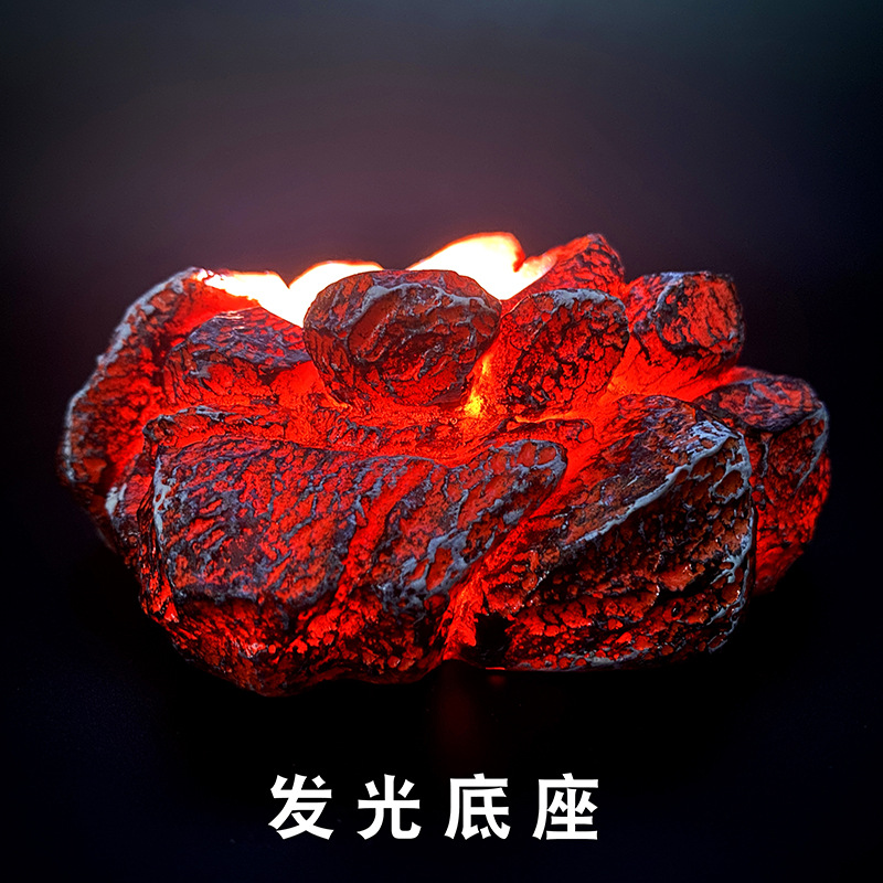 Huevo de Dragón de Lava de Resina Decorativo