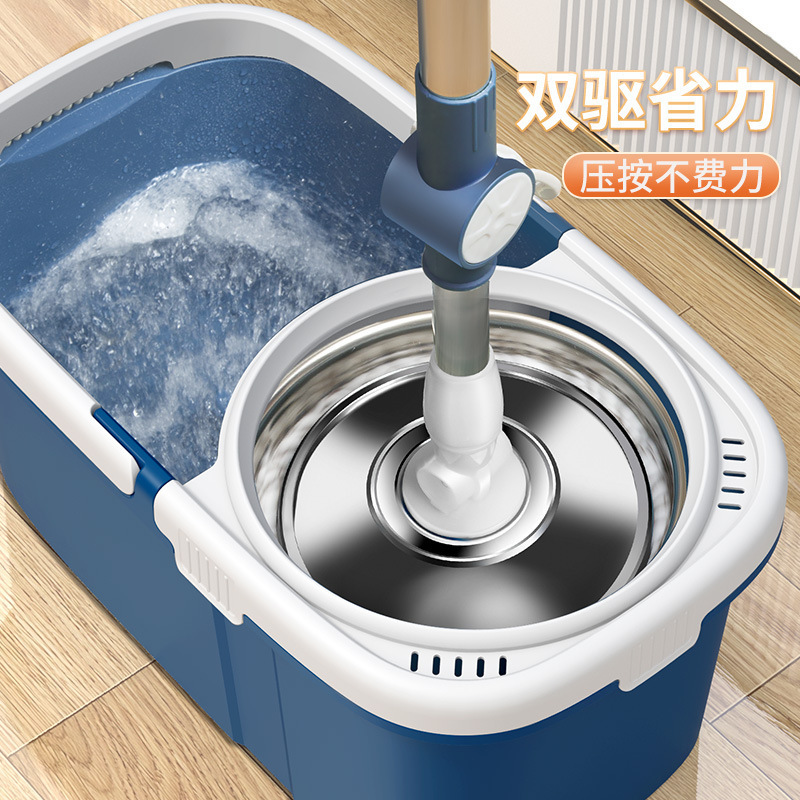 回転モップ家庭用ワンモップクリーン2025新しい乾湿両用水バケツオールインワンモップ自動脱水ハンドフリー洗濯|undefined