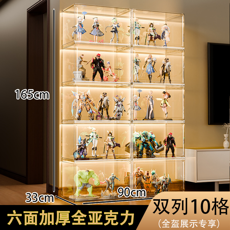 완전히 단단하고 투명한 2열 10개 그리드❤용량