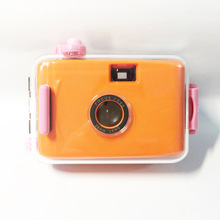 橙色粉殼多次性膠卷相機經典復古膠片現貨學生生日禮物熱賣照相機