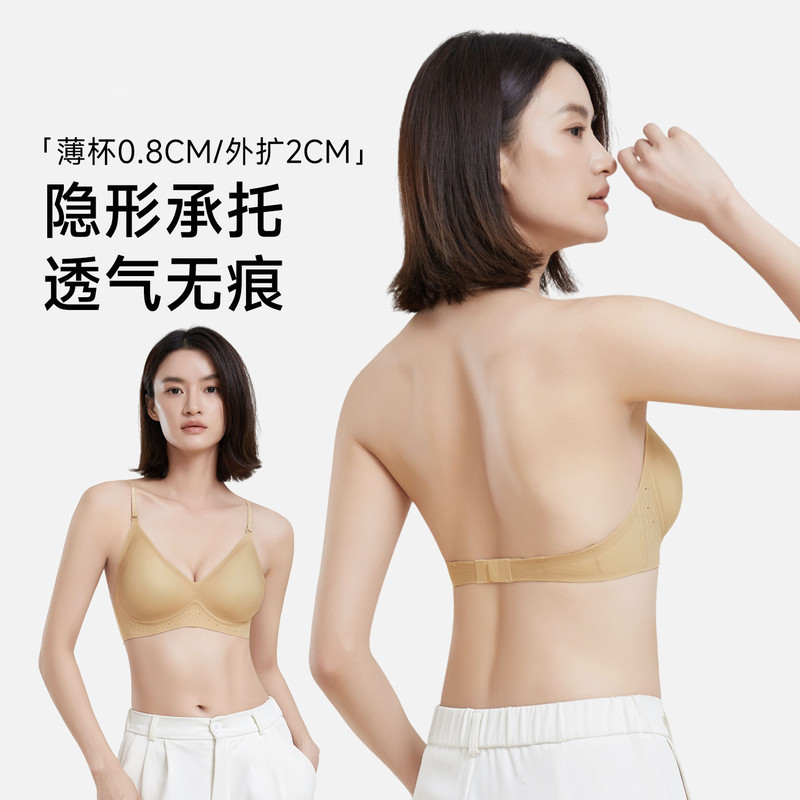 Hello Liquid Foundation Invisible Bra for Women with Shiny Straps, Breathable Jelly Support, Seamless Bra, Thin Beauty Vest Hello Liquid Foundation Invisible Bra for Women with Shiny Straps, Breathable Jelly Support, Seamless Bra, Thin Beauty Vest