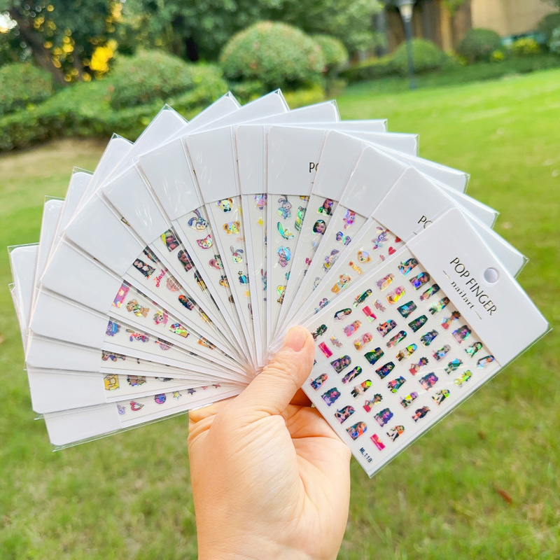 Keda duck nail stickers children nail stickers cute cartoon Bez nail stickers ML107-121