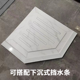 ll sunken rock board shower board bathroom anti-talc shower room floor stone anti-skid board toilet foot pad brick pole