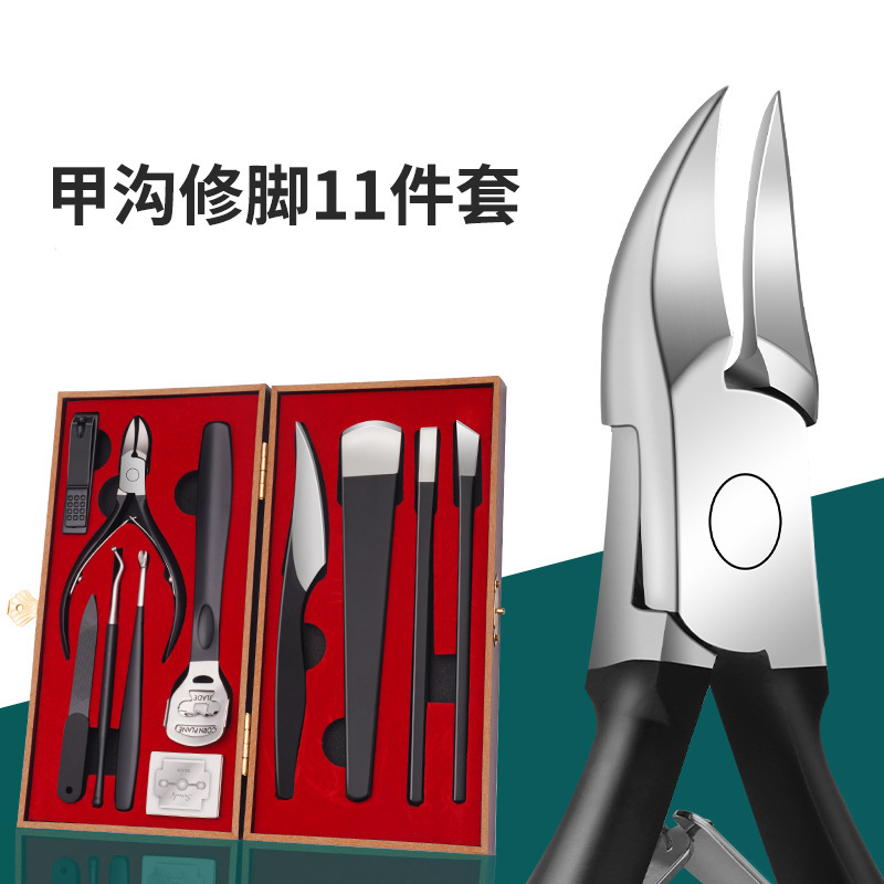 Kit de cuchillo de pedicura para herramientas muertas para técnicos de trinchera de uñas profesionales