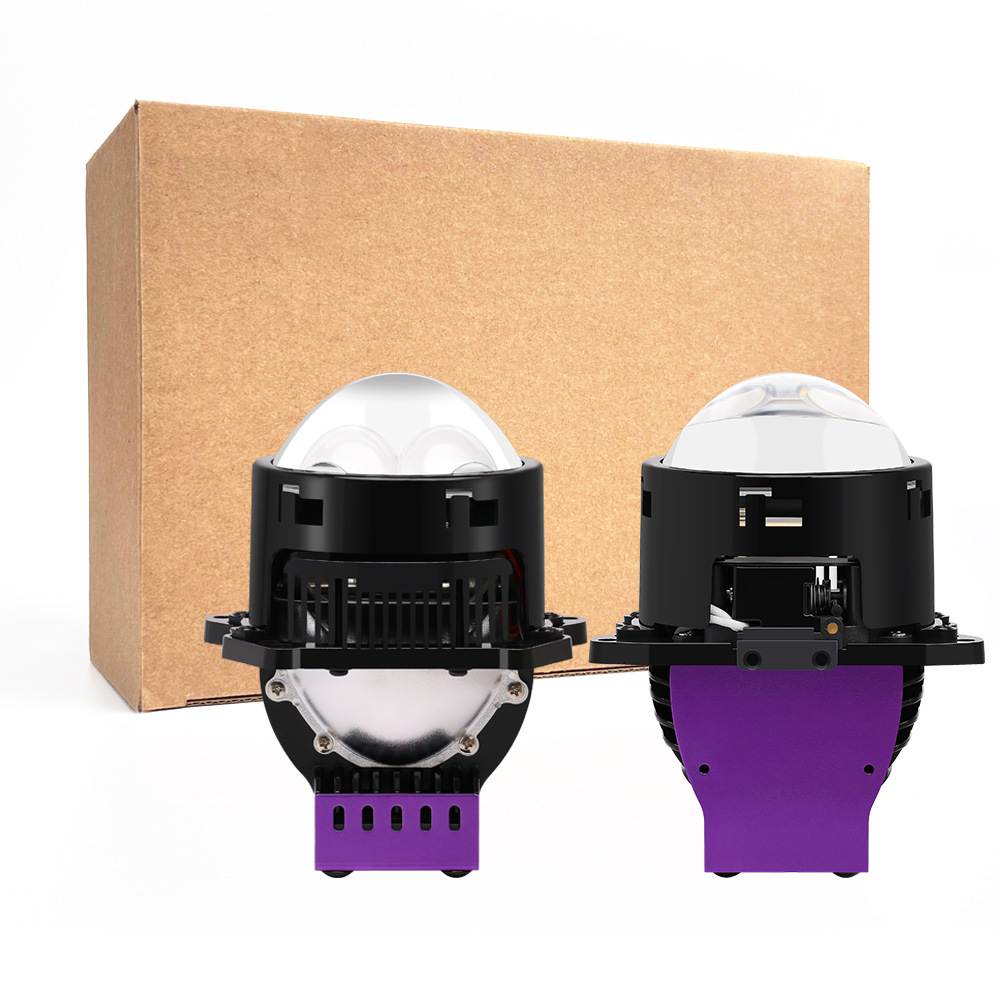 Matriz de luz directa CK pequeño láser de 3.0 pulgadas taza de luz individual 2 fuentes de luz láser grande lámpara de coche lente faro de resaltado