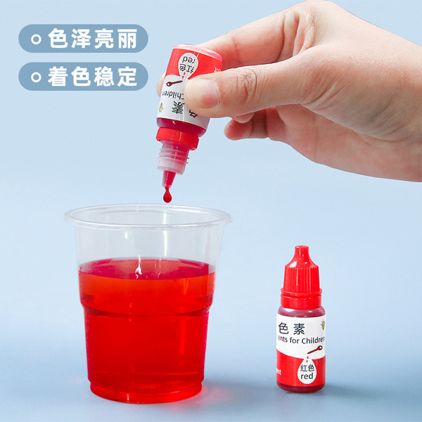 Pigment children's slime handmade for experiments