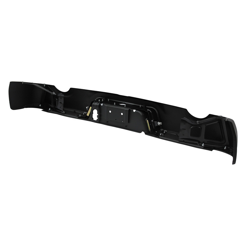 Adecuado para el parachoques trasero de Dodge Ram1500 2009-2018, modelo original Ram en color negro con ventilaciones de escape.