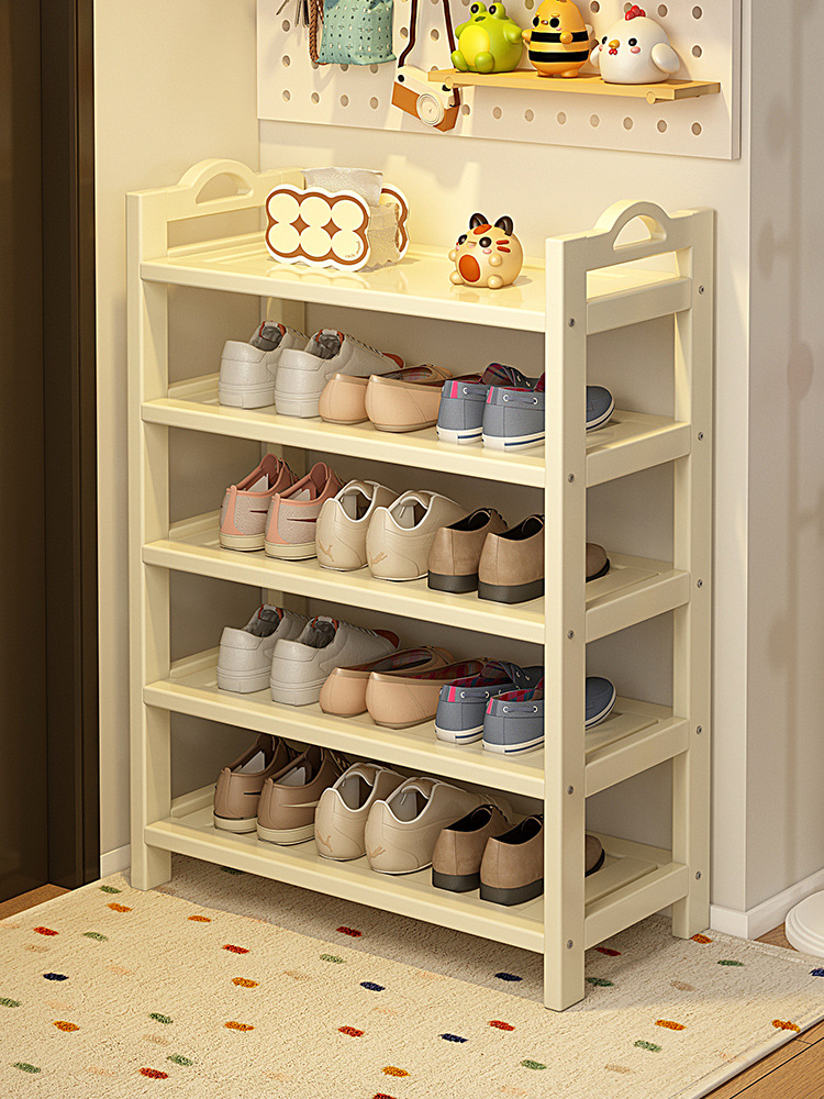 Shoe Cabinet with Narrow Doorway 2025 New Model Multi-Layer Shoe Rack for Home Indoor Use, Stylish Small Shoe Cabinet, Dormitory Essentials, Bamboo
