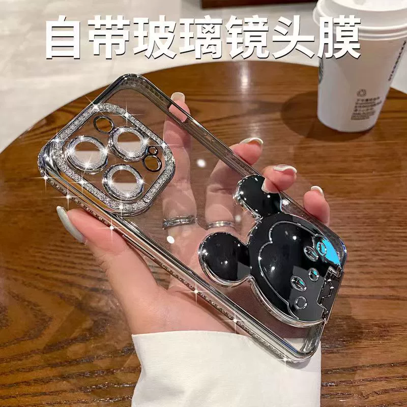Яблоко, совместимый чехол для телефона, мультфильм iPhone 16, трубка, стиль высокого качества, iPhone 17 Pro Max, защита от падения