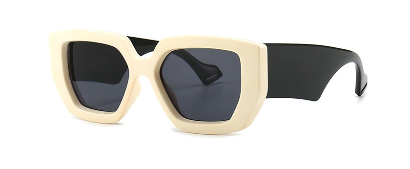 Sunglasses 1pc retro sunglasses high-end women's INS style sunglasses versatile trend_viptrois.com