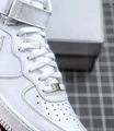 All white high top