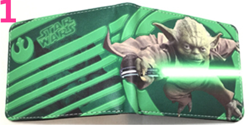 Baby Yoda maestro corto billetera Star Wars estudiante Monedero
