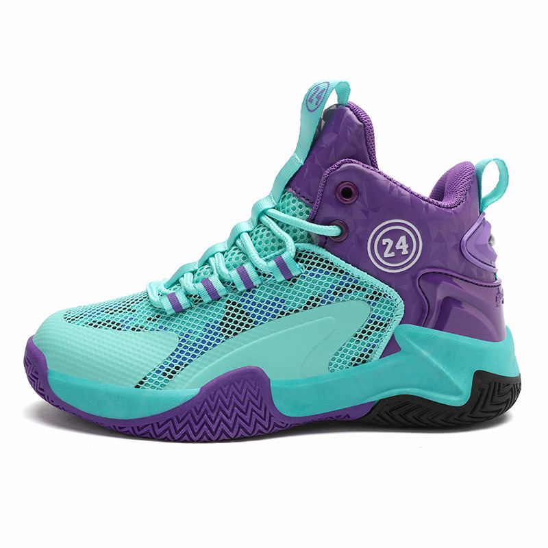 Zapatos de baloncesto para niños de 6 - 12 años de primavera y verano, zapatos deportivos respirables para niños, zapatos de estudiantes para niños