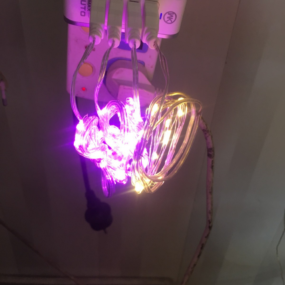 Cadena de luces constantes con cable de cobre USB, 10 metros, 100 luces, luces de cadena impermeables, luces navideñas, luces de cadena con cable de cobre, decoración de bodas