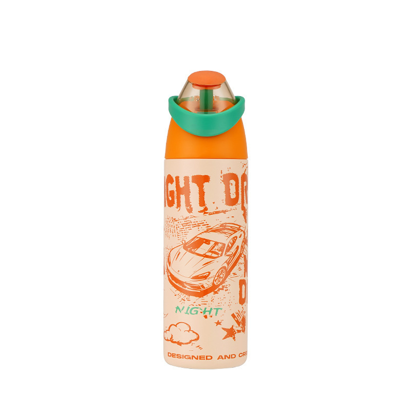 Nuevo acero inoxidable taza de aislamiento térmico al aire libre taza de agua portátil para hombres y mujeres taza de acompañamiento de alto valor facial fábrica spot directo