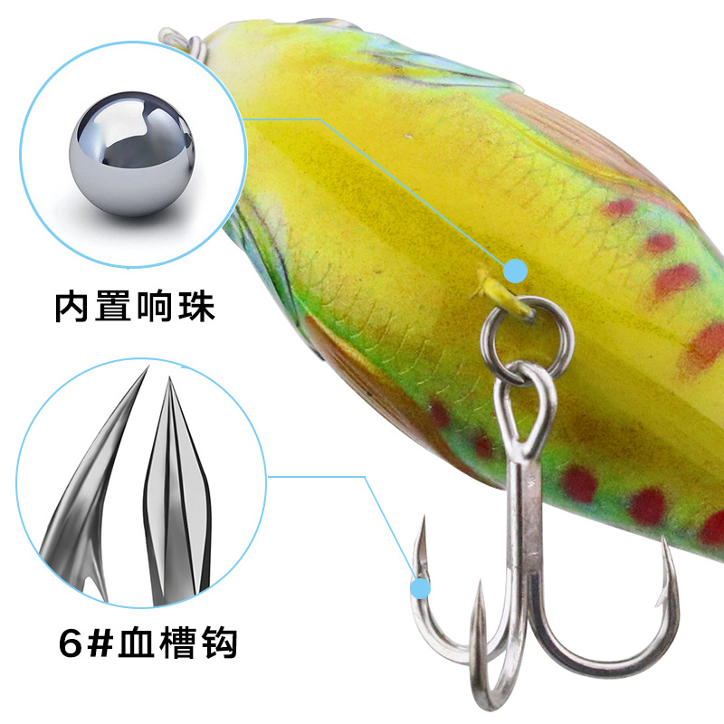 Floating Minnow Lures Hard Baits Spinner Baits Fresh Water Bass Swimbait Tackle Gear