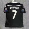 1415 Real Madrid Third Black Dragon