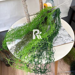 高級垂釣龍鬚仿真綠植瀑布仿真花手捧花新中式攝影婚禮拍照道具