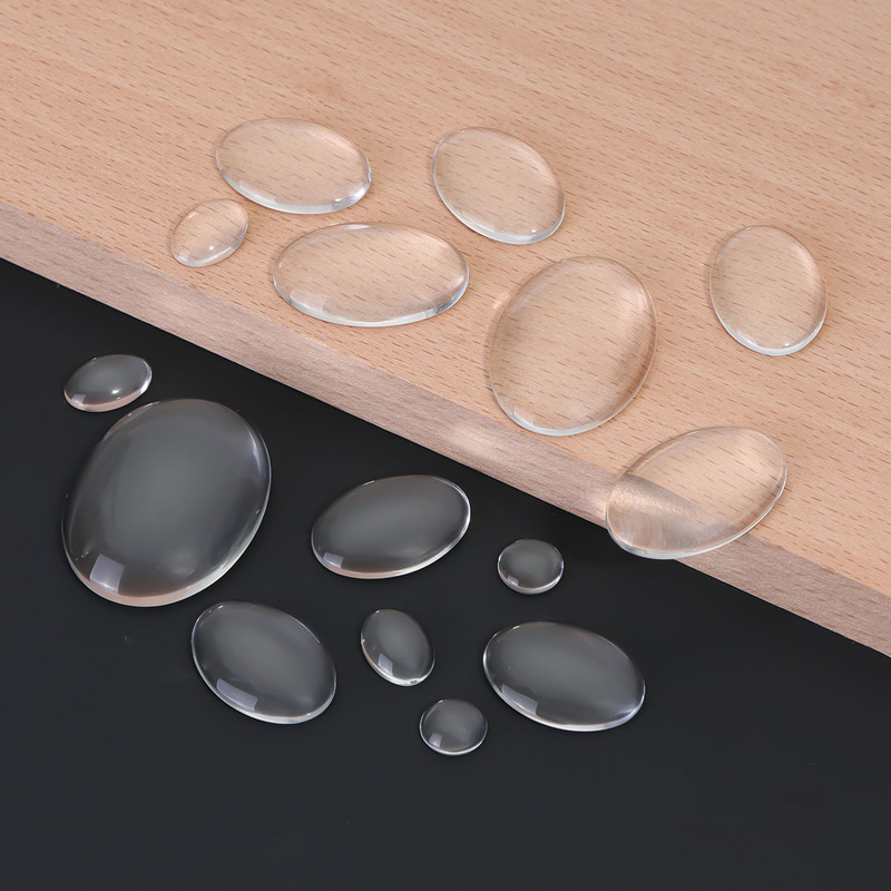 Oval Time Gem Transparent Glass Piece Patch DIY Jewelry Accessories Jewelry Base Inlay Handmade Materials Oval Time Gem Transparent Glass Piece Patch DIY Jewelry Accessories Jewelry Base Inlay Handmade Materials