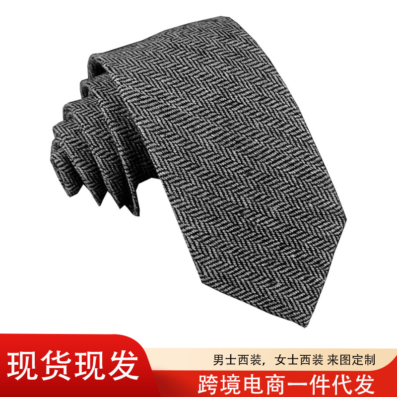 원산지 공장에서 직수입하는 인기 타이즈, 고급스러운 비즈니스 캐주얼 헤링본 좁은 타이즈, 다양한 색상의 타이즈 재고 보유