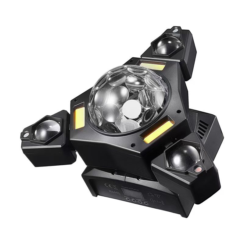 新品LED宇宙星球摇头灯光束激光灯KTV酒吧婚庆DJ氛围灯频闪灯跨境