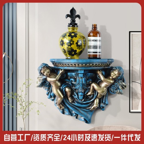 Cross-border wholesale European angel creative resin wall decoration TV wall decoration crafts shelf partition