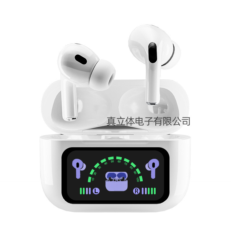 跨境新款华强北无线蓝牙耳机高音质数显屏TWS入耳式私模工厂批发|undefined