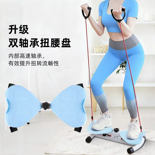 Home Fitness Home Waist Twisting Machine Metal Waist Twisting Disc Fat Removal Machine Waist Twisting Device Waist Turning Device Sports Equipment Supplies