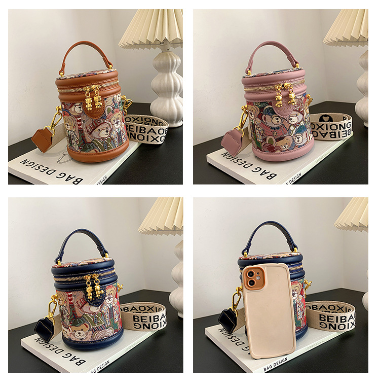 Borsa a tracolla donna design orsetto borsetta per cellulare_voghion.com
