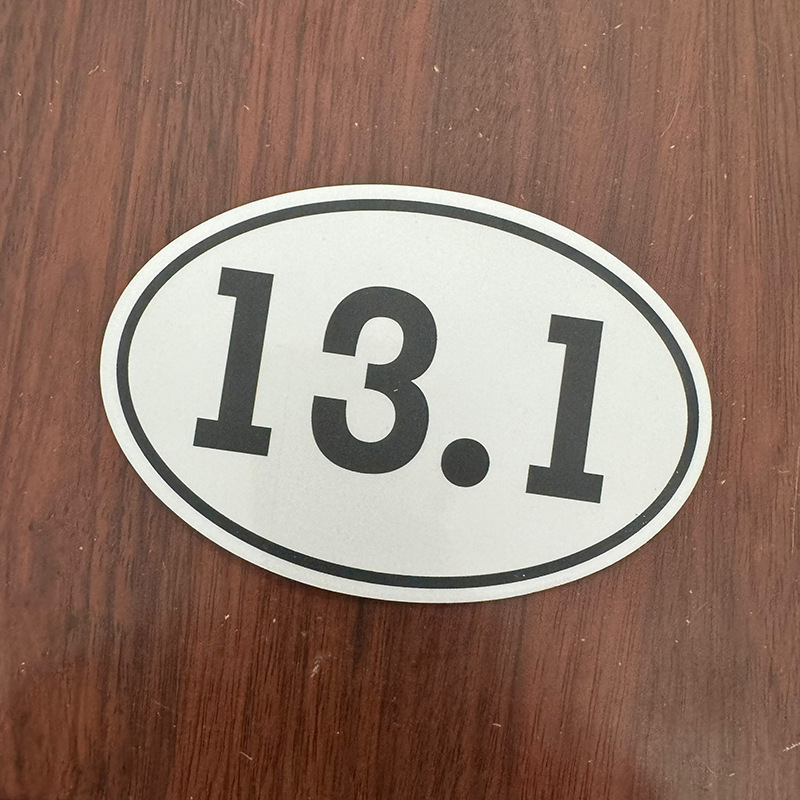 Amazon 13.1 calcomanías de automóviles magnéticas 26.2 maratón transfronterizo imán suave calcomanías de automóviles personalizadas