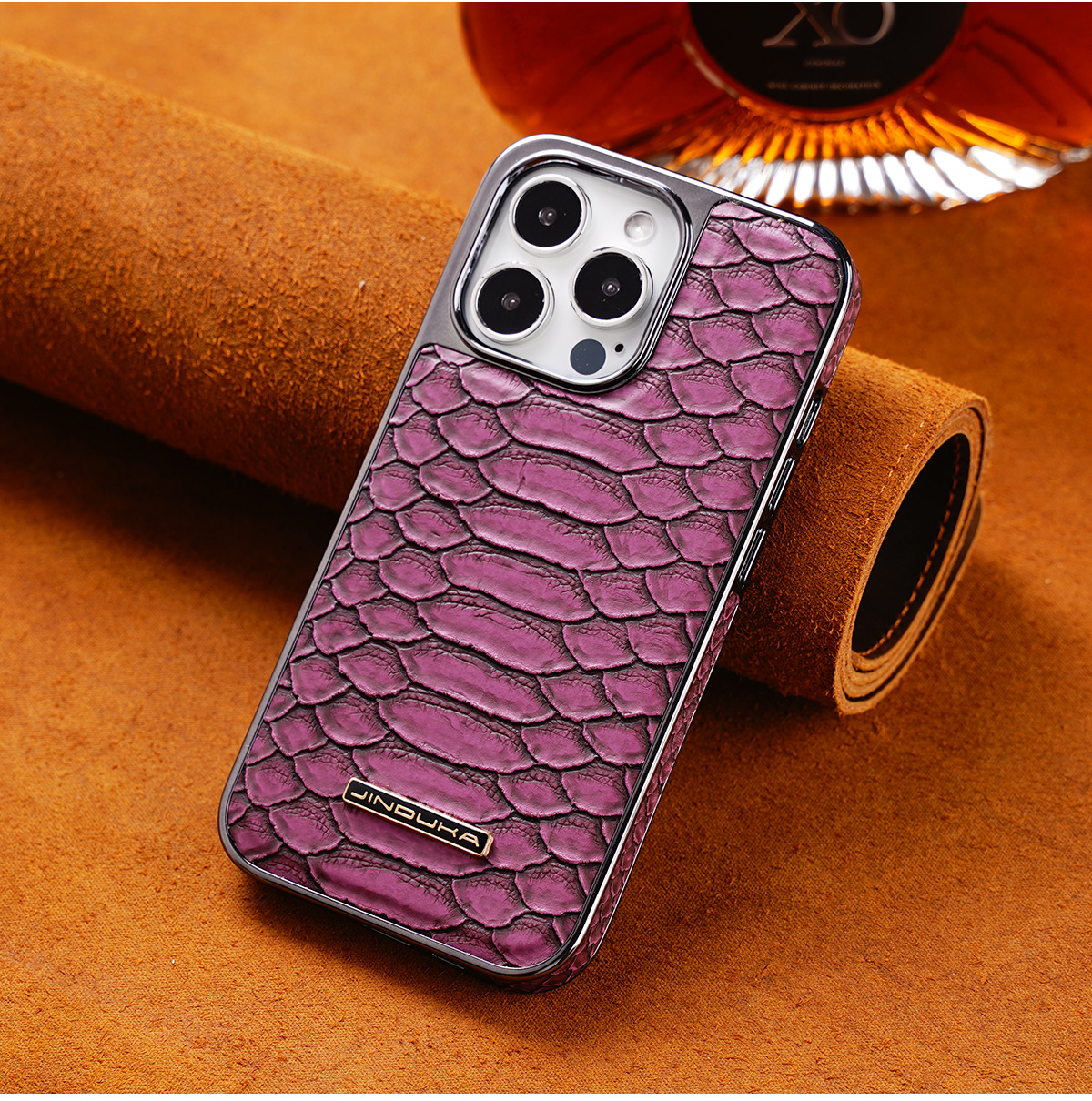 Ốp lưng da họa tiết rắn mạ điện chống rơi cho iPhone 12–16 Pro Max — [Đen] vân rắn ◆ Công nghệ mạ điện lỗ lớn, [Màu xanh lam] vân rắn ◆ Quy trình mạ điện lỗ lớn, [Màu nâu nhạt] vân rắn ◆ Quy trình mạ điện lỗ lớn, [Màu nâu sẫm] vân rắn ◆ Quy trình mạ điện lỗ lớn chi tiết 11