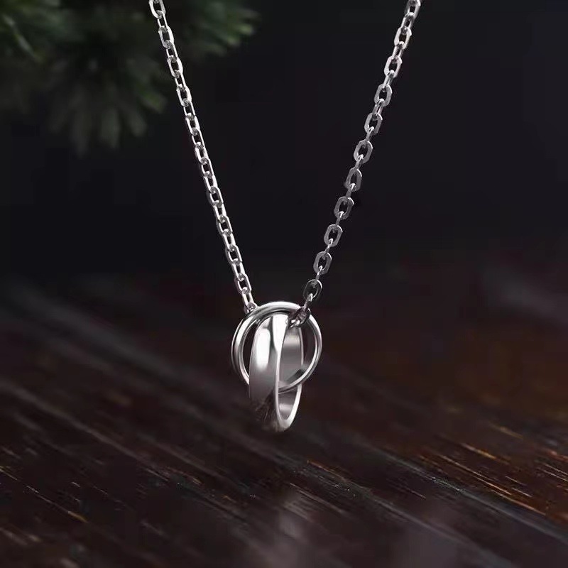 Modern Men’s Mobius Pendant Necklace, Premium Stainless Steel. Waterproof, Anti-allergy, Durable For Everyday. Symbol Of Eternity & Taste. Ideal Gift_voghion.com