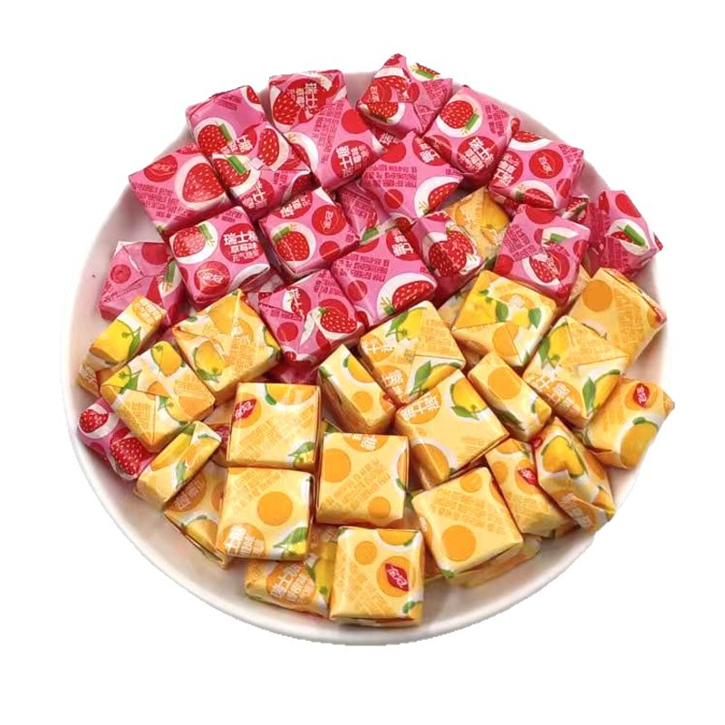 Golden Crown Fruit Candy Multi-Flavor Mixed Tangerine Peel Candy Plum Candy Front Desk Hotel Barbecue Shop Hospitality Candy Small Hard Candy